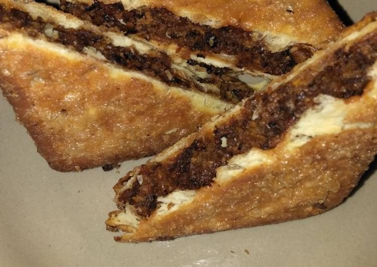 Sandwich Malkist Abon Barbeque