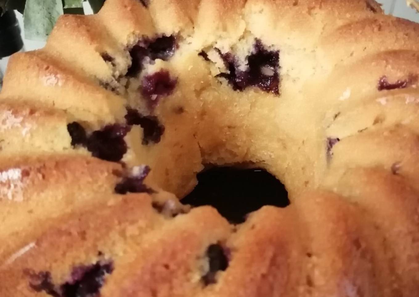 Cake aux myrtilles