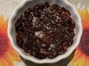 Una foto di porridge per colazione