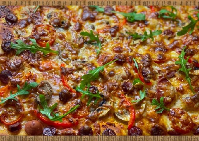 Итальянское тесто для пиццы на сухих дрожжах — уже много лет пеку только на нем