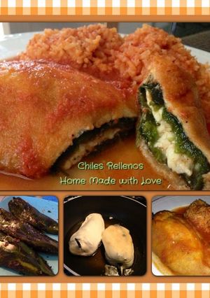 A picture of Chiles Rellenos de Queso Fresco.