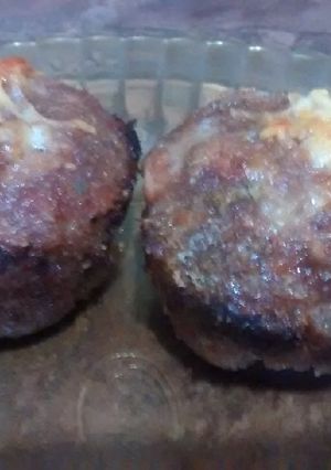 Una foto de Muffins de carne