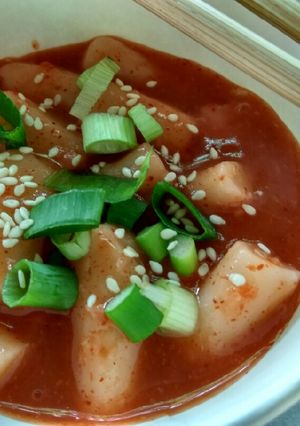 Foto resep Tteokboki (korean rice cake)