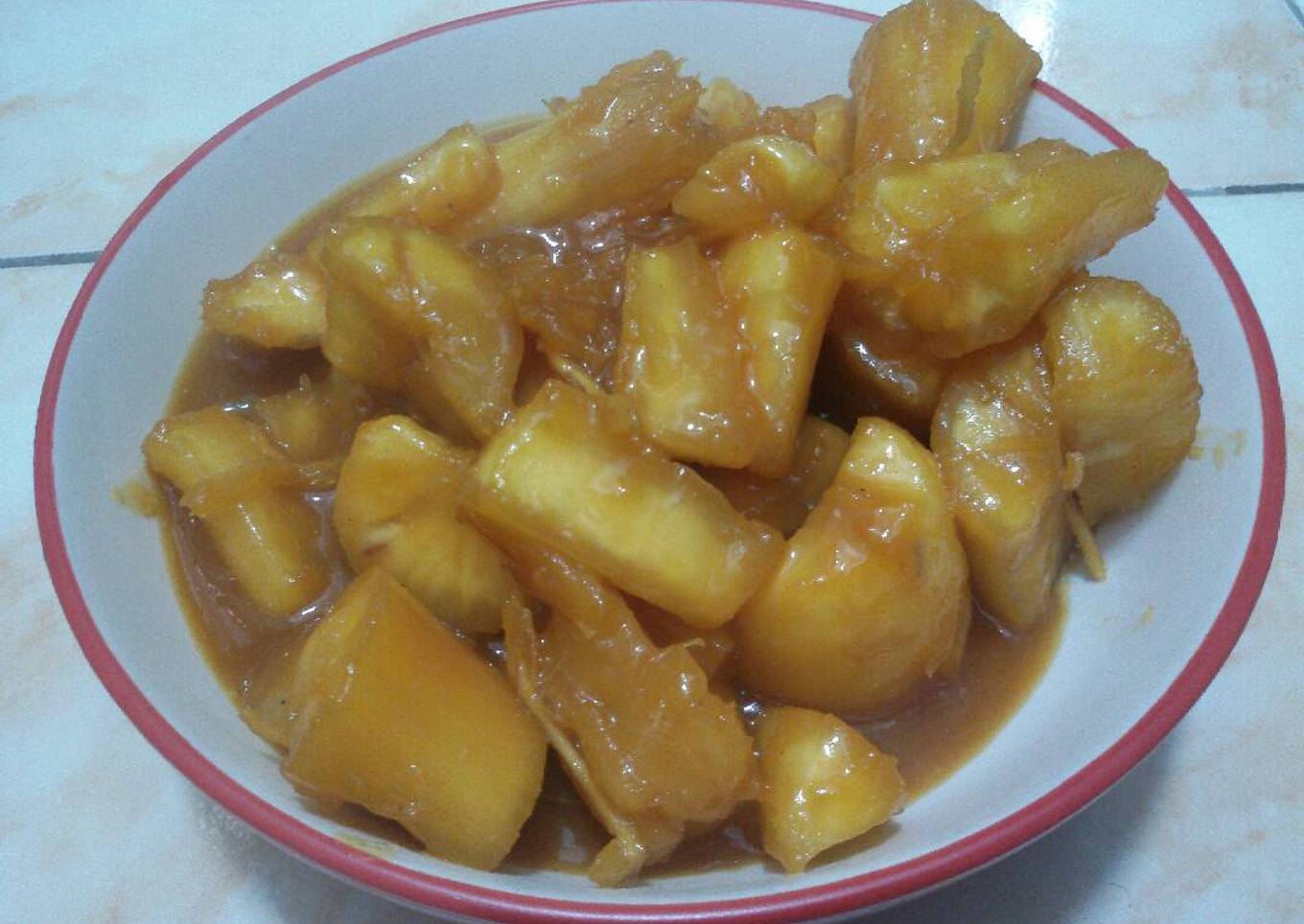Singkong Rebus Gula Jawa