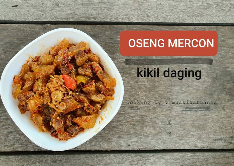 How to Cook Yummy 38. Oseng Mercon Kikil Daging