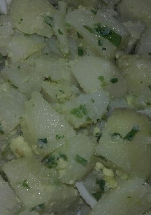 Una foto de Papas a la provenzal
