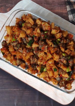 Foto resep Sambel goreng kentang ati