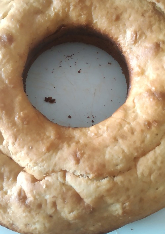 Una foto de Budín de manzana fácil