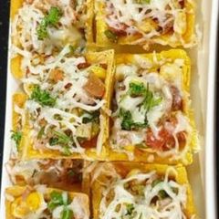 A picture of Pizza Canapes.