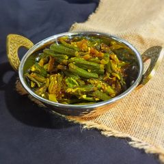 A picture of Bhindi fry.