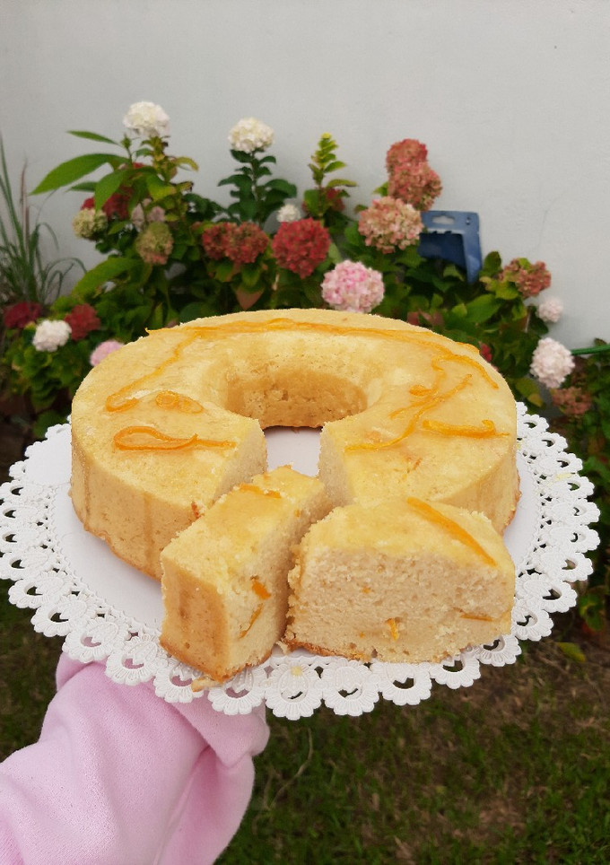 Una foto de Torta de naranja (sin horno)