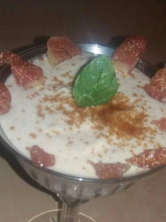 Una foto de Mousse de higo