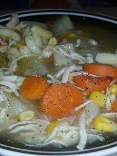A picture of Homemade Chicken Noodle Soup.