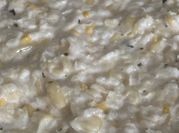 A picture of cream cheese corn
