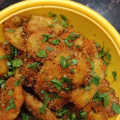 A picture of Crispy arbi.