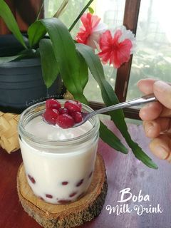 Foto resep (248) Boba Ubi Milk Drink