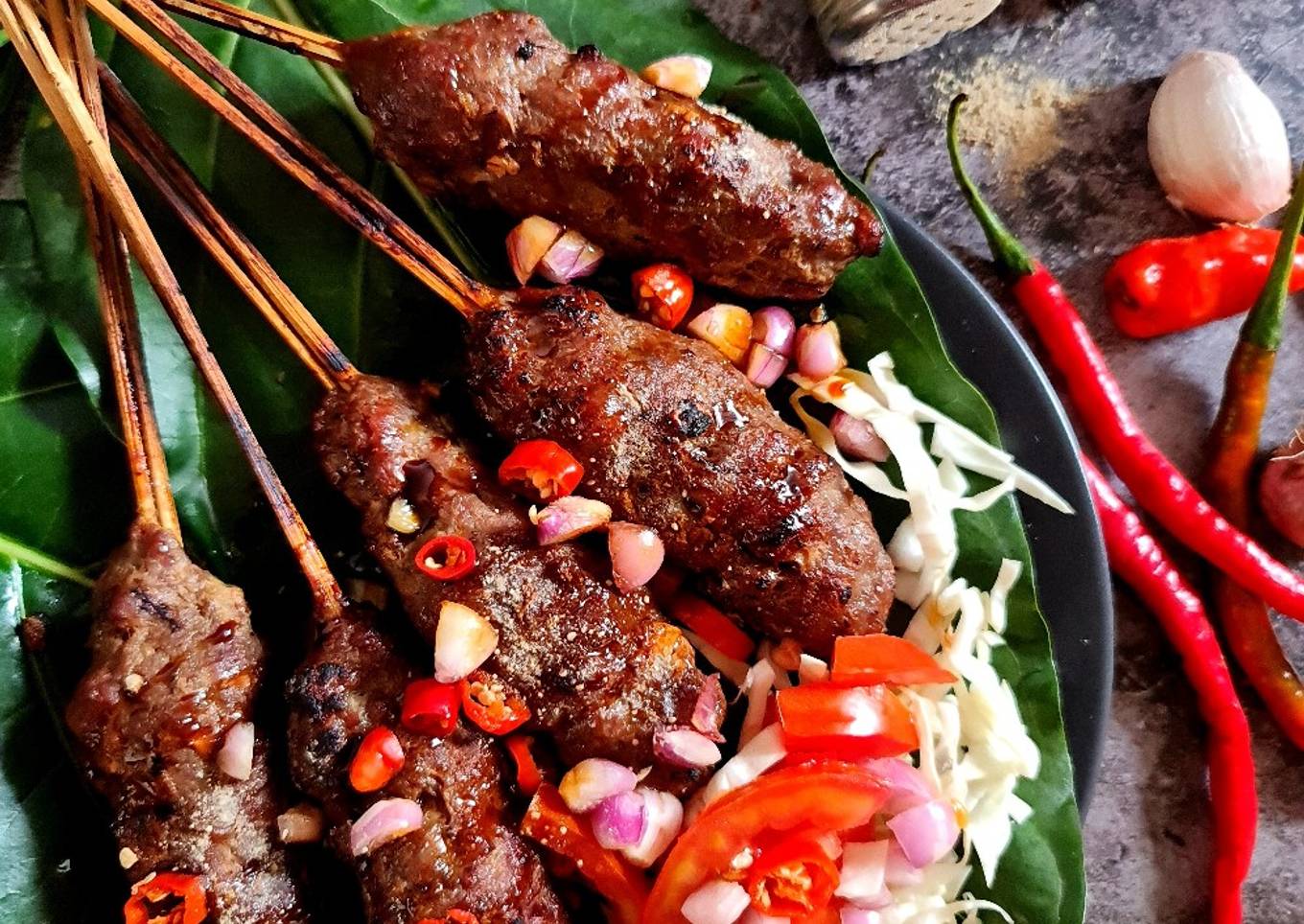 Sate Buntel Daging Kambing