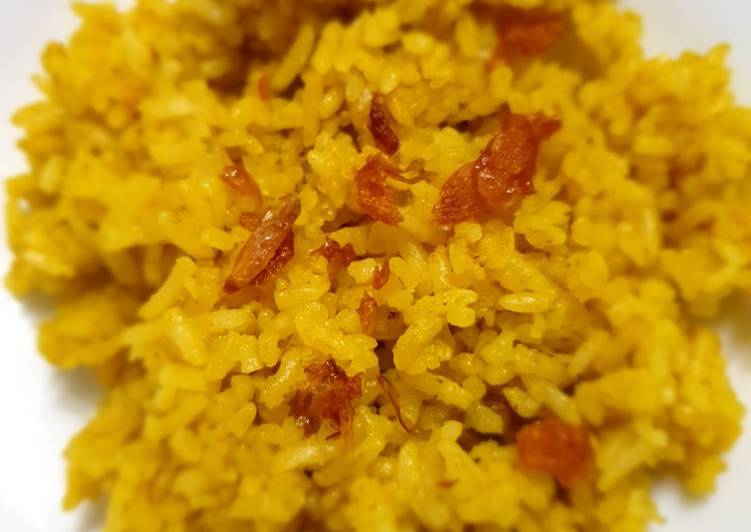 Nasi kuning bumbu Kokita