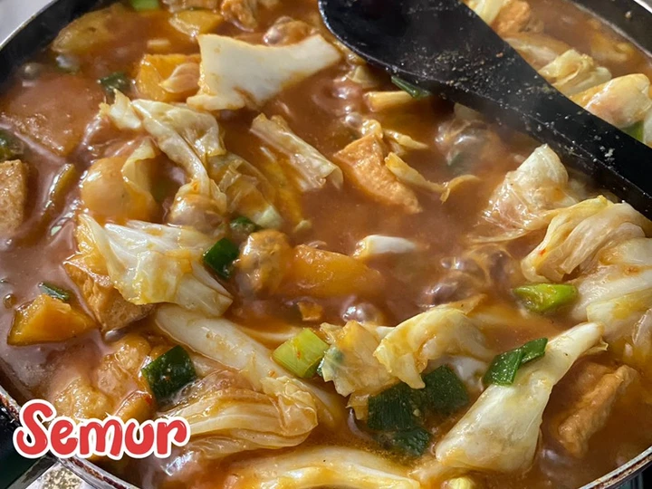 Cara Mudah Menyiapkan Resep 57. Semur Tahu, Kentang &amp;amp; Kol yang Menggugah Selera Anti Ribet, Mantap Sekali