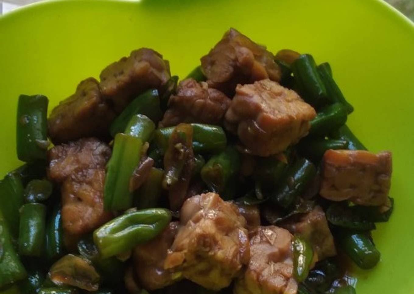 Tumis buncis tempe kecap lezat 🤗