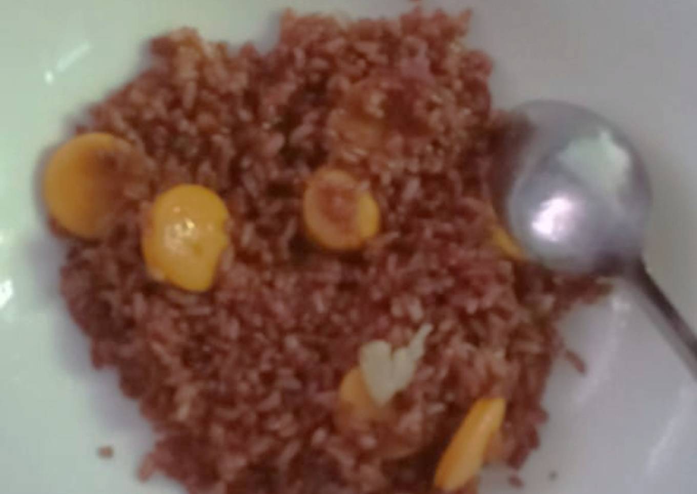 Nasi goreng nasi merah