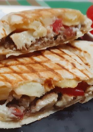 Une photo de Tacos aux deux viandes 🌯