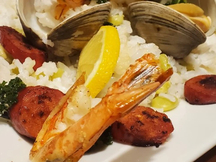 Recipe Portuguese Jag with Shrimp, Clams and Linguica the Delicious Tasty