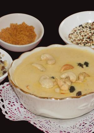 A picture of Simply Delicious Healthy Payasam with Power Grains.