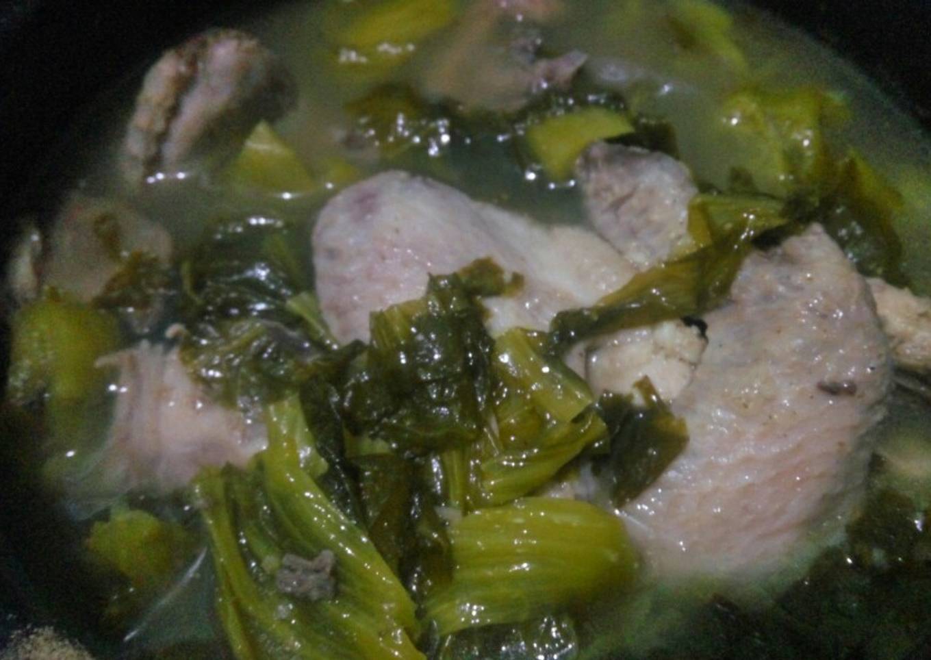 Sop Ayam Sawi Asin