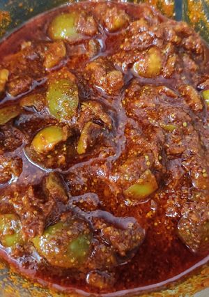 गुंदा कैरी का अचार (Gunda kairi ka achar recipe in hindi) रेसिपी मुख्य फोटो
