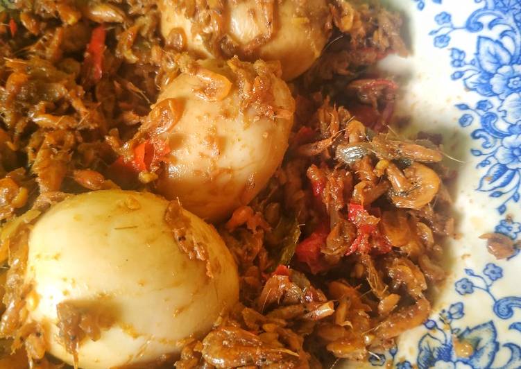 INI DIA! Resep Rahasia Telur udang bumbu bali