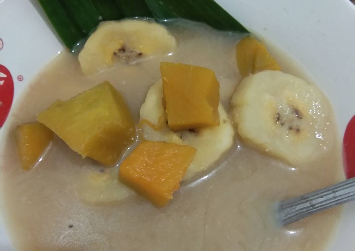 Kolak Pisang Dan labu kuning