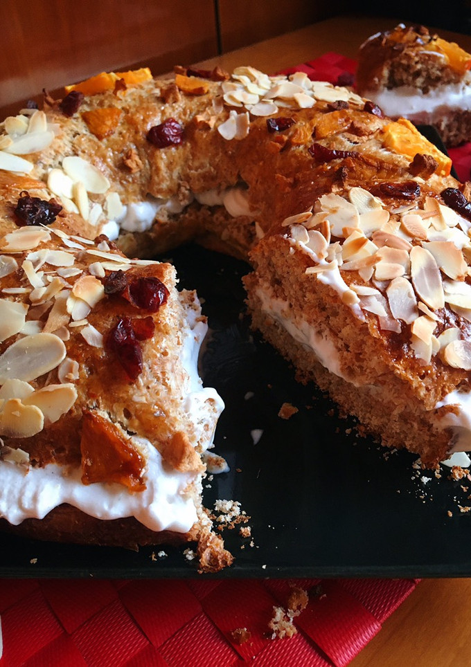 Una foto de Roscón de reyes saludable