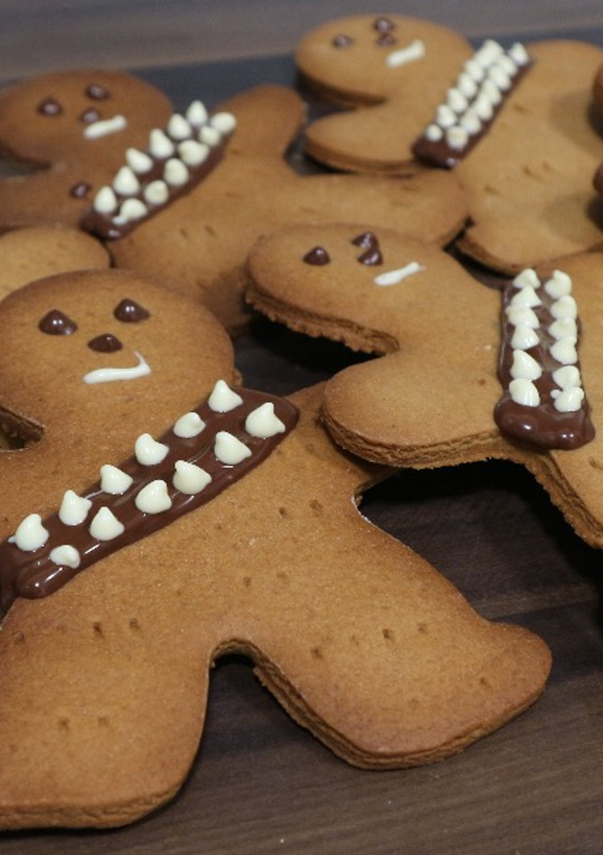 Una foto de Galletas wookies de jengibre del increíble chewaka de star wars