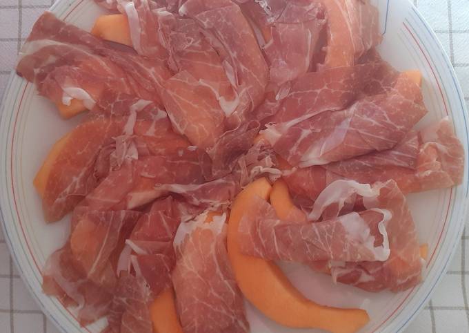 Prosciutto & melone..😘