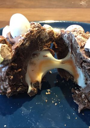 A picture of EasterBake Scotch creme egg.