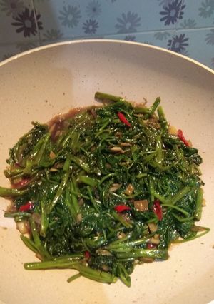 Foto resep Tumis kangkung terasi