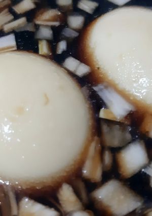 Hình của món Trứng ngâm nước tương.