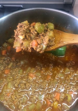 Una foto de Picadillo a la Sonorense potencializado