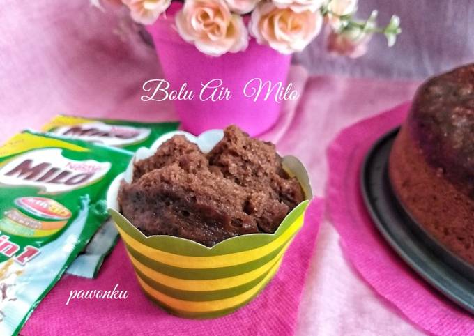 Wajib coba! Bagaimana cara membuat 370.Bolu Air MILO yang sesuai selera