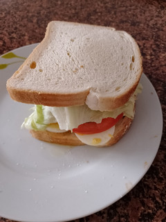 Una foto de Sándwich Vegetal de Huevo