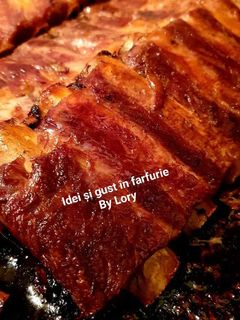O poză a rețetei Coaste de porc la cuptor.