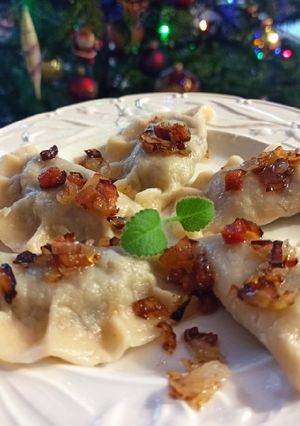 Zdjęcie przepisu Pierogi z kapustą 🔥.