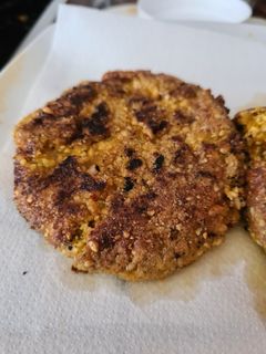 Una foto de Hamburguesas de tofu y boniato