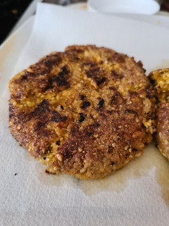 Una foto de Hamburguesas de tofu y boniato
