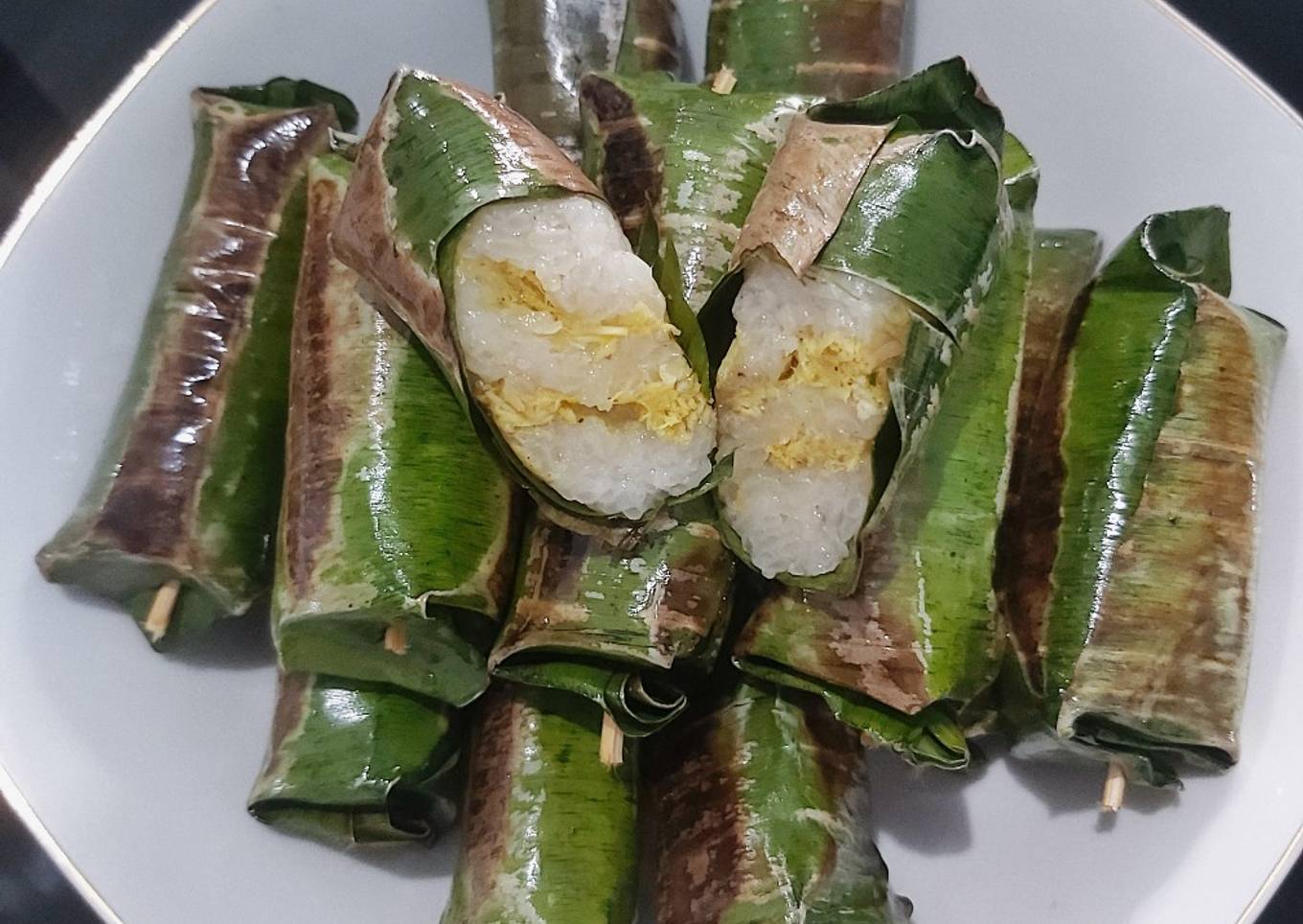 Lemper Isi Ayam