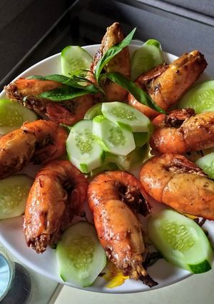 Hình của món Tôm càng rim.