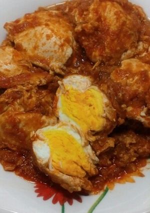 Φωτογραφία της συνταγής Αυγά μπουρδέτο🍳 (Κερκυραϊκή συνταγή)