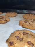 Choc-chip cookies de calabaza