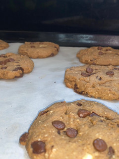 Una foto de Choc-chip cookies de calabaza
